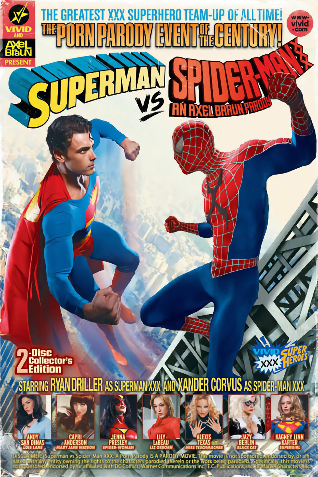 فيلم Superman vs Spider-Man XXX: An Axel Braun Parody 2012 للكبار فقط اون لاين 2012